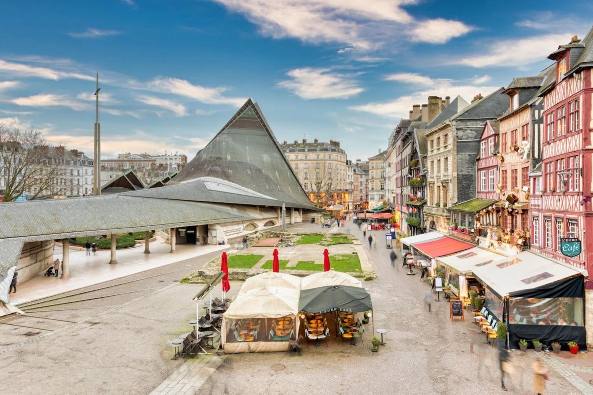 Vieux Marche Sublime Appartement Avec Ascenseur ルーアン エクステリア 写真